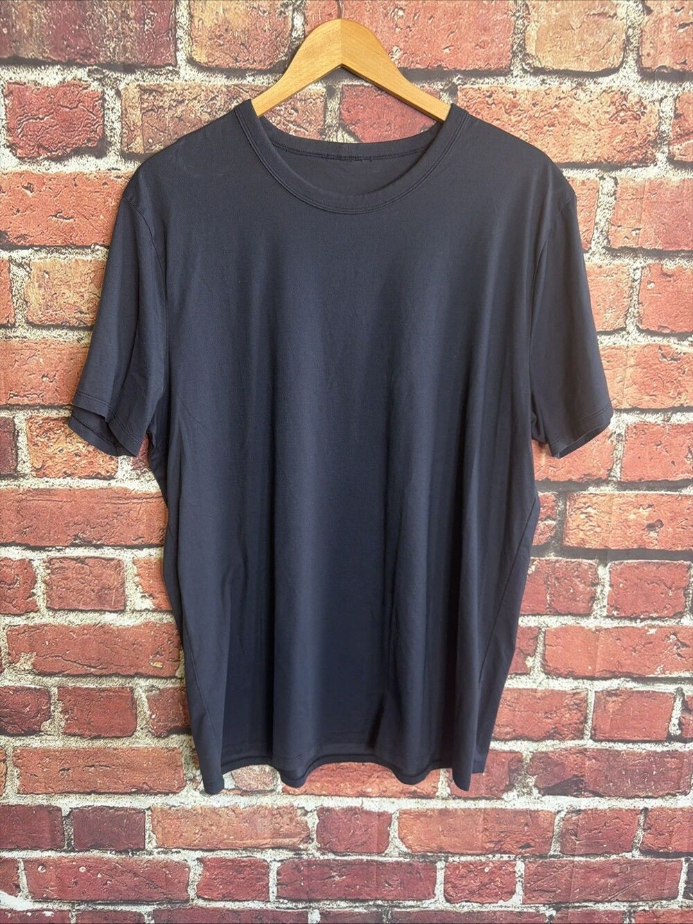 Lululemon Men's Organic Cotton Classic Fit T-Shirt Navy